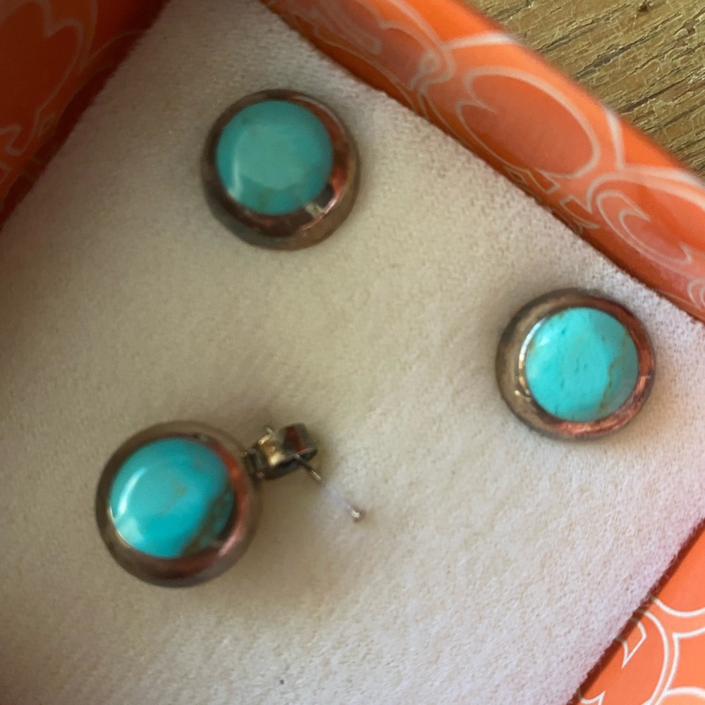 Vintage TALLERES DE LOS BALLESTEROS TAXCO Earrings  and necklace pendant